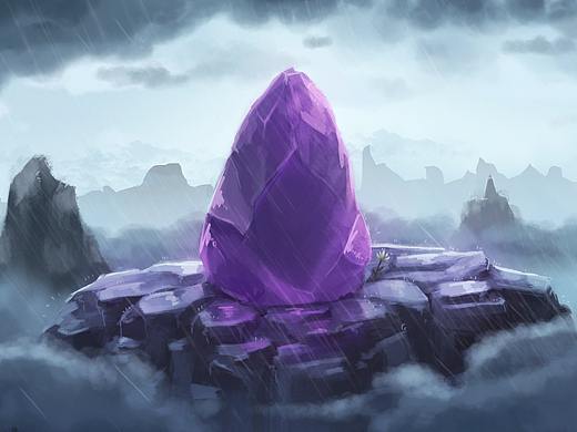 五彩仙石（时间变化动态）（个人主页-ZMjY0NTg3NzY=） - 概念设定 - 站酷设计师Tatta_原创素材 - 站酷ZCOOL