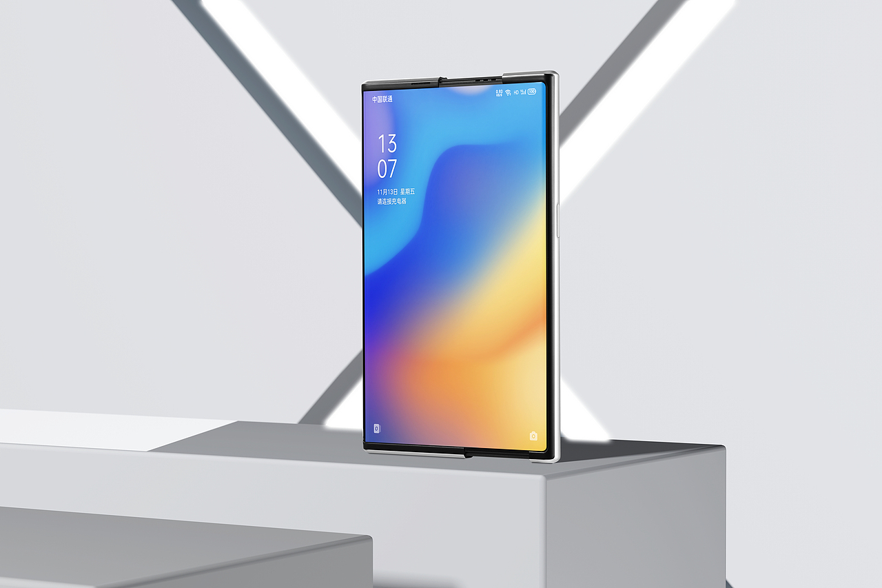 oppo find x2021卷轴屏概念机
