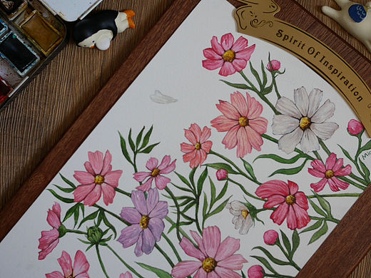 沉浸式治愈系插画:繁花依旧