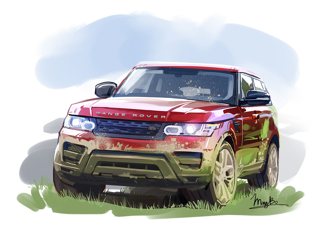 越野|插画|商业插画|忙波 - 原创作品 - 站酷 (zcool)