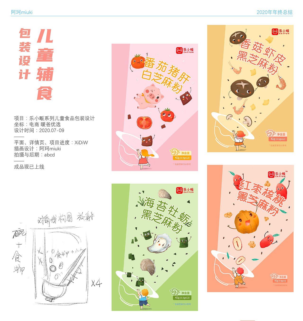 2020年插画总结——阿珂miuki（图ZMjQyMTQwNDk2） - 商业插画 - 站酷设计师阿珂miuki原创素材 - 站酷ZCOOL
