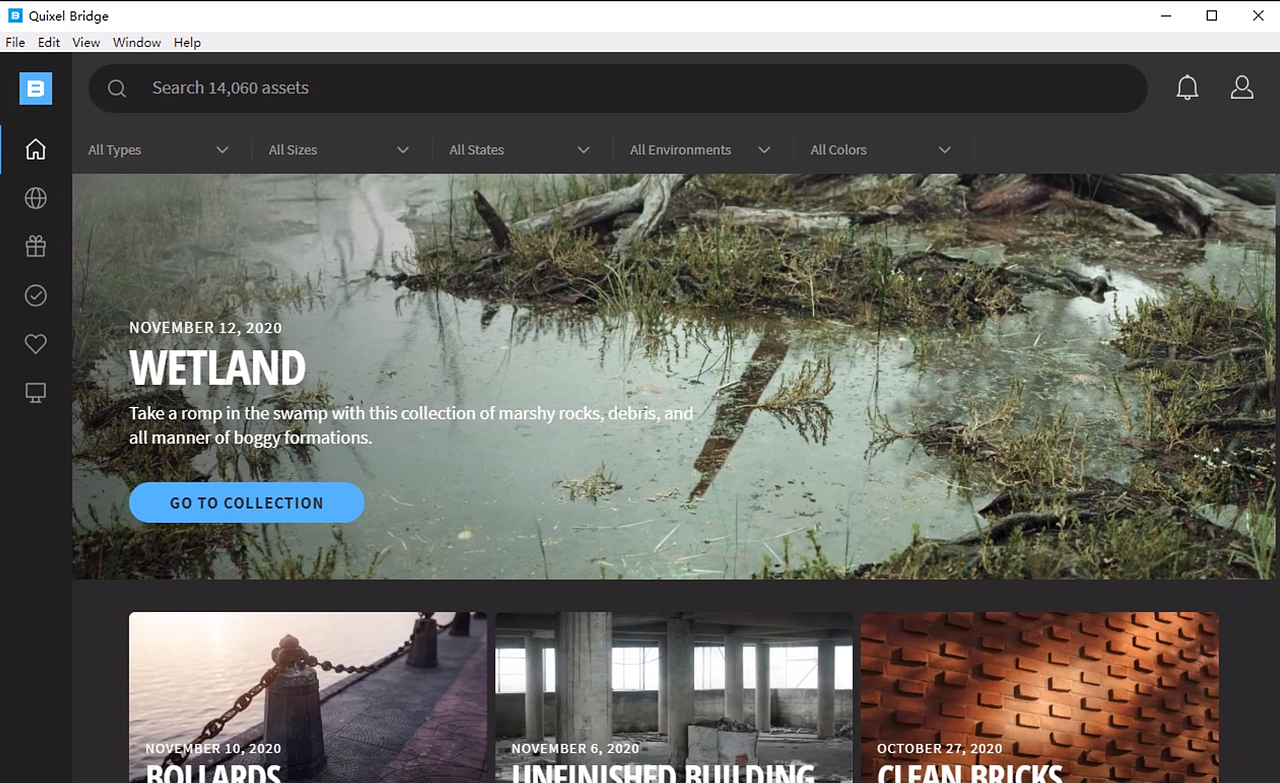 QUIXEL BRIDGE 2020.4 写实模型与材质