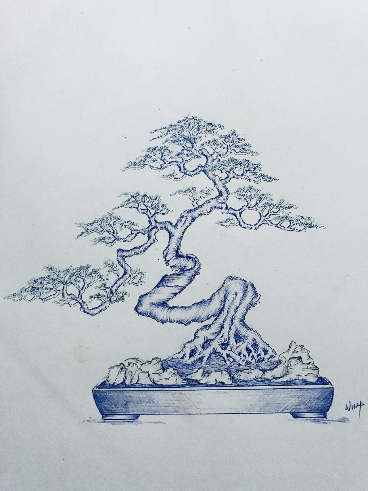 盆景（图ZMjUzMzMyNzQ0） - 绘画 - 站酷设计师Z75835907原创素材 - 站酷ZCOOL