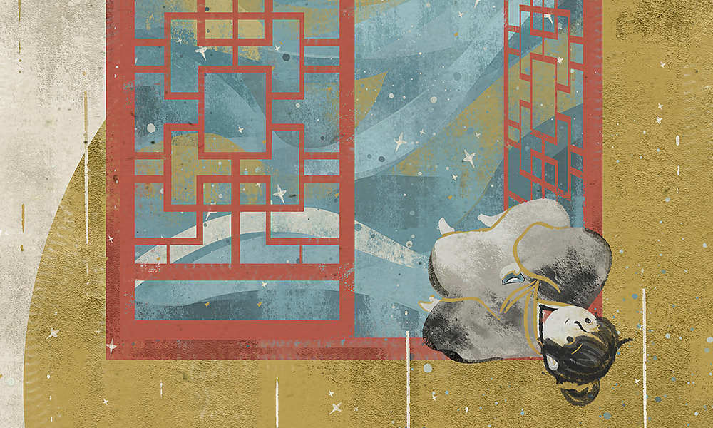 李白诗插画（图ZMjM5NDAxNTI4） - 艺术插画 - 站酷设计师XUESTUDIO原创素材 - 站酷ZCOOL