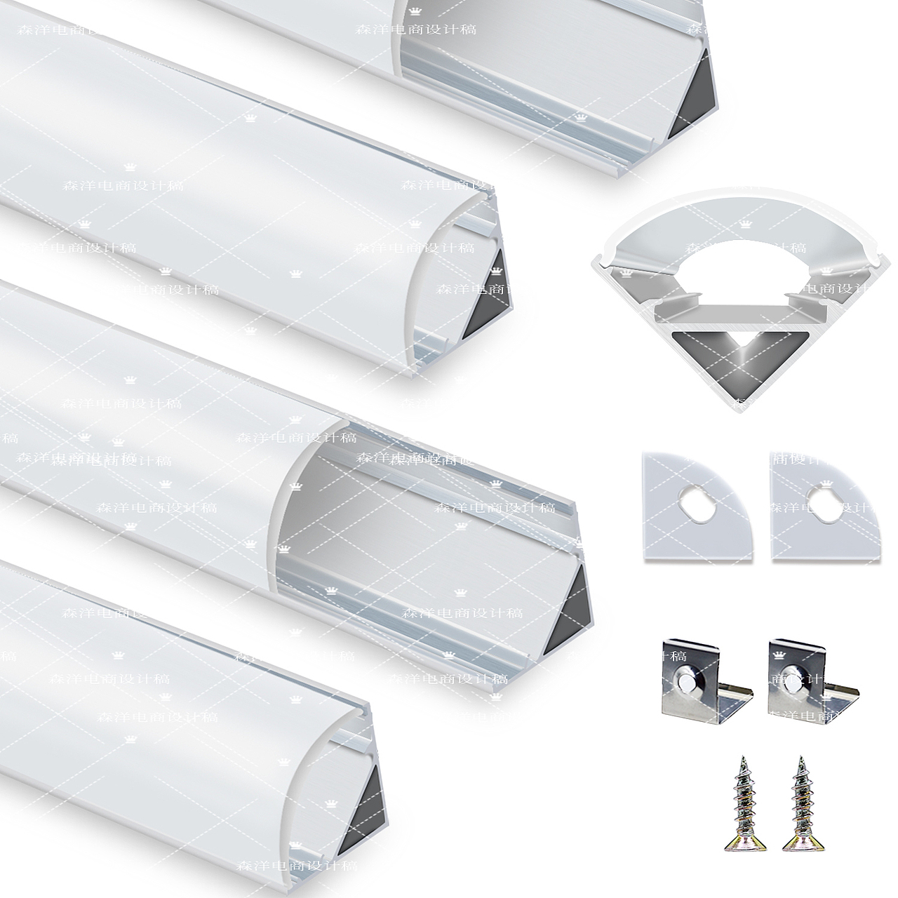 长沙森洋电商亚马逊A+设计案例图场景氛围灯光合成