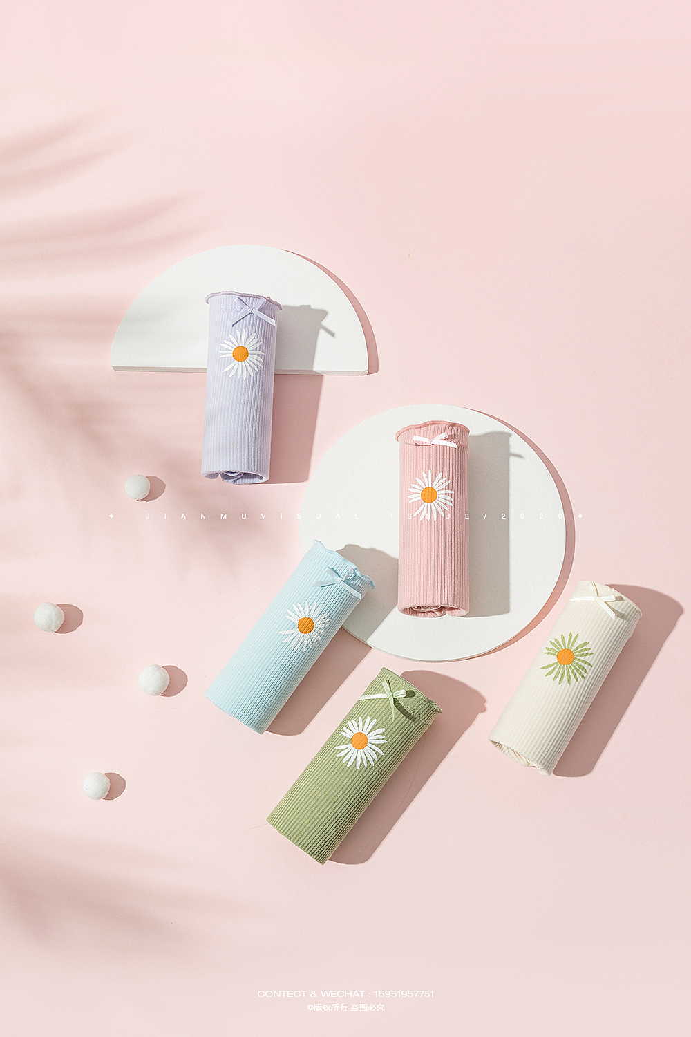 儿童内裤摄影丨云想衣 × 简木视觉 女童内衣 产品摄影