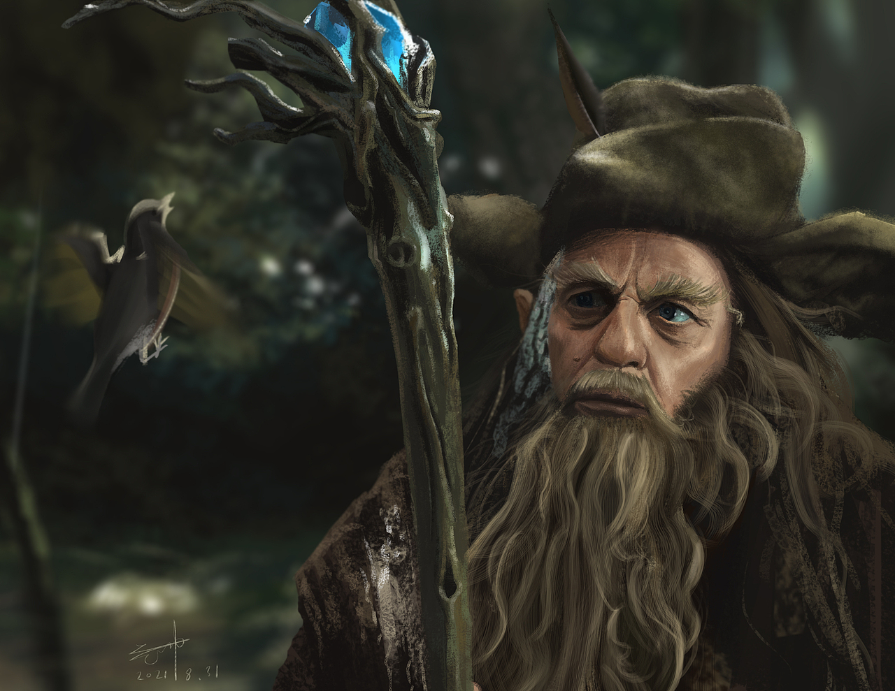 霍比特人褐袍巫师瑞达加斯特