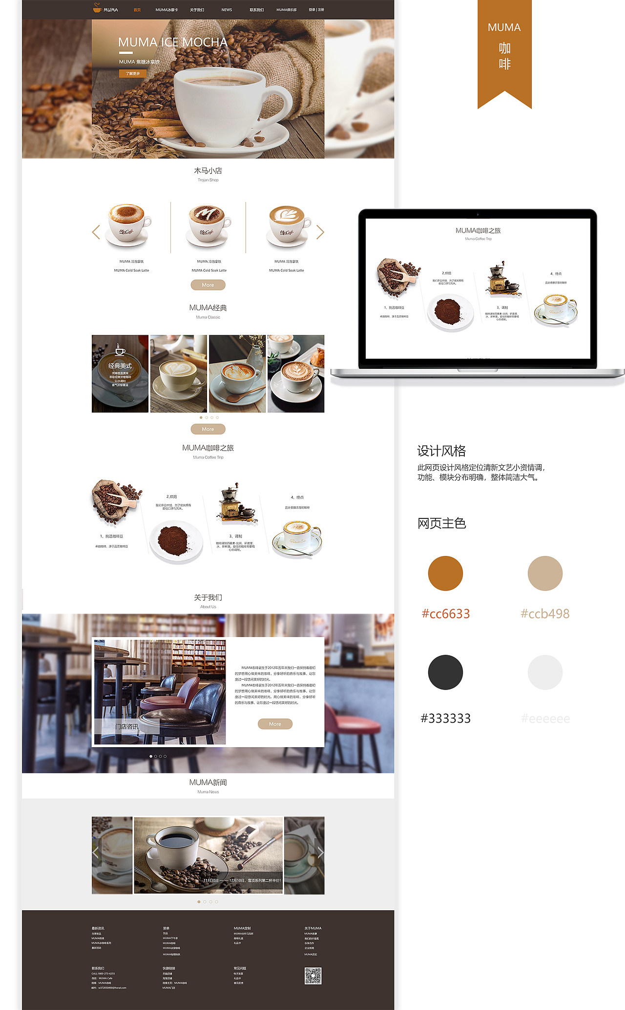 咖啡网页（图ZMTU3NzYwMDc2） - 其他网页 - 站酷设计师久处不厌Hj原创素材 - 站酷ZCOOL