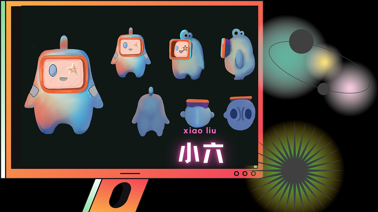 快手改变生活的2031年（图ZMjU2ODIzNTEy） - IP形象 - 站酷设计师是我这个美少女啊原创素材 - 站酷ZCOOL