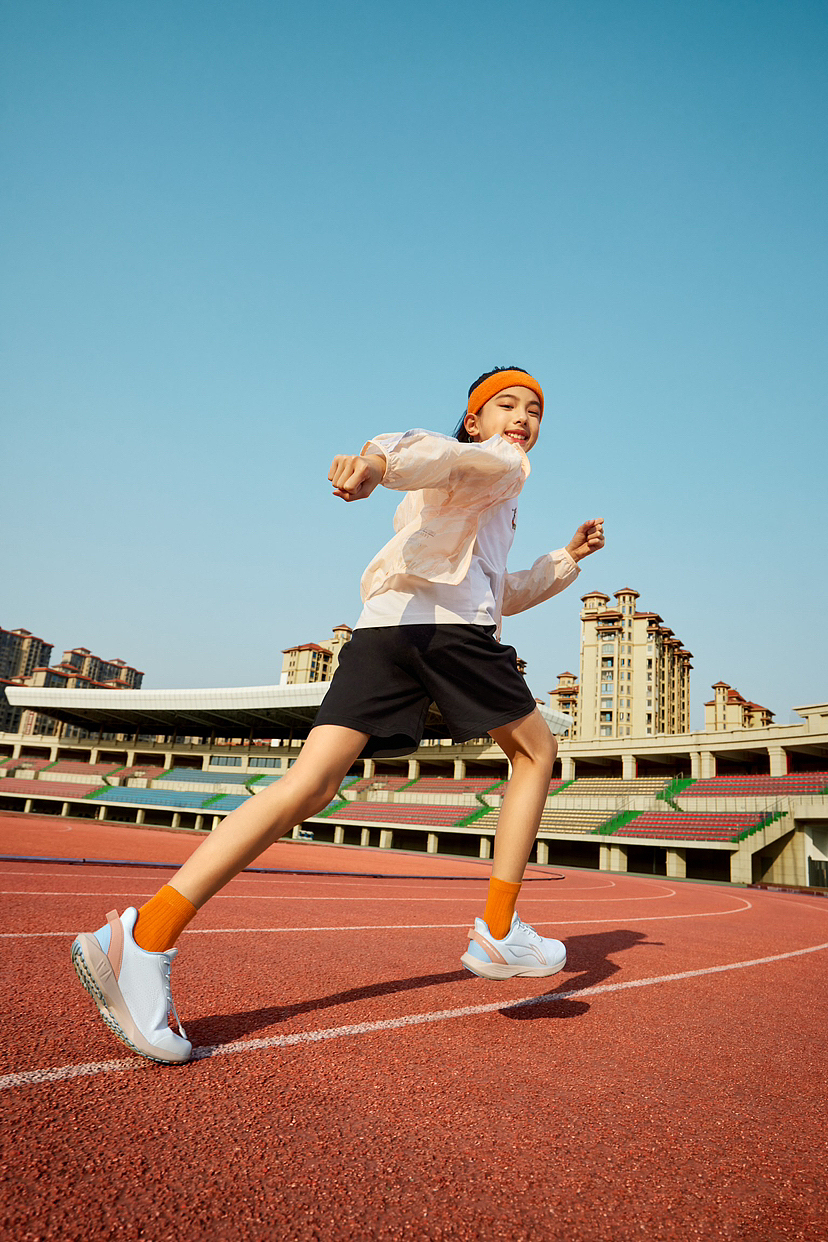 商业拍摄,童跑步系列