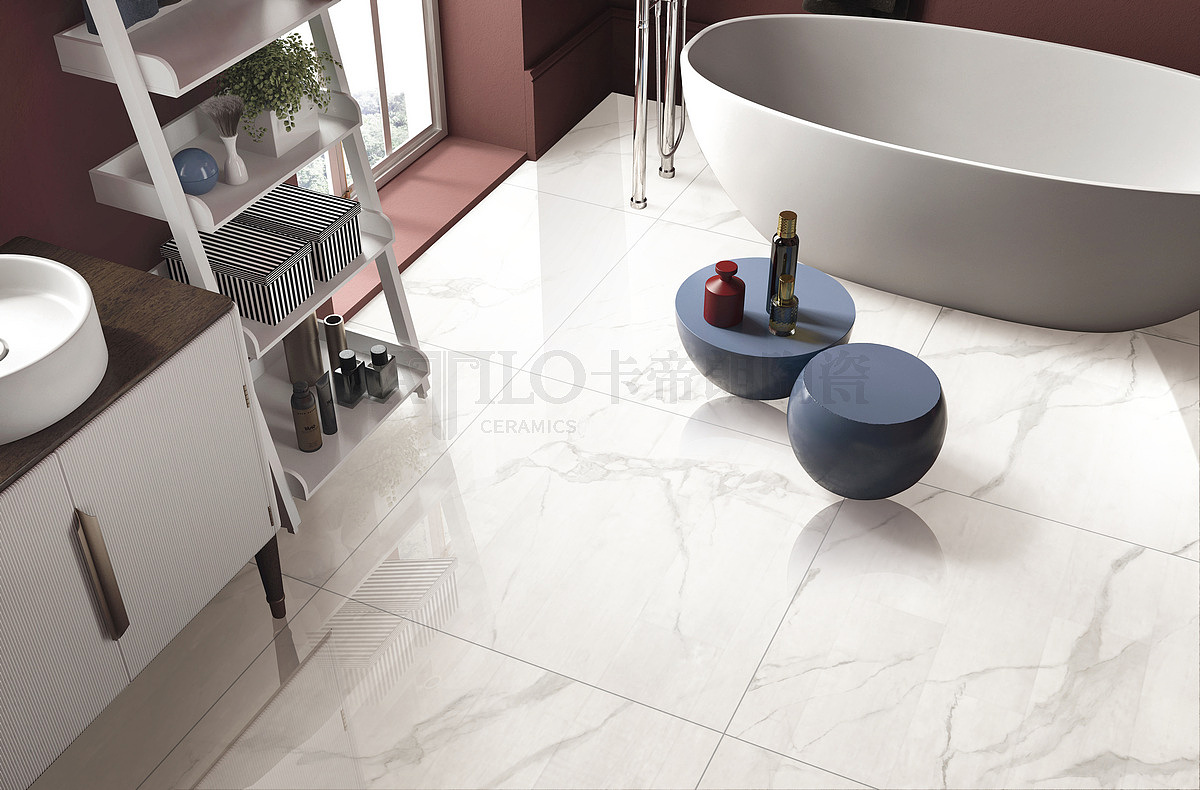 卡帝朗陶瓷设计银河白砖空间装饰效果展示