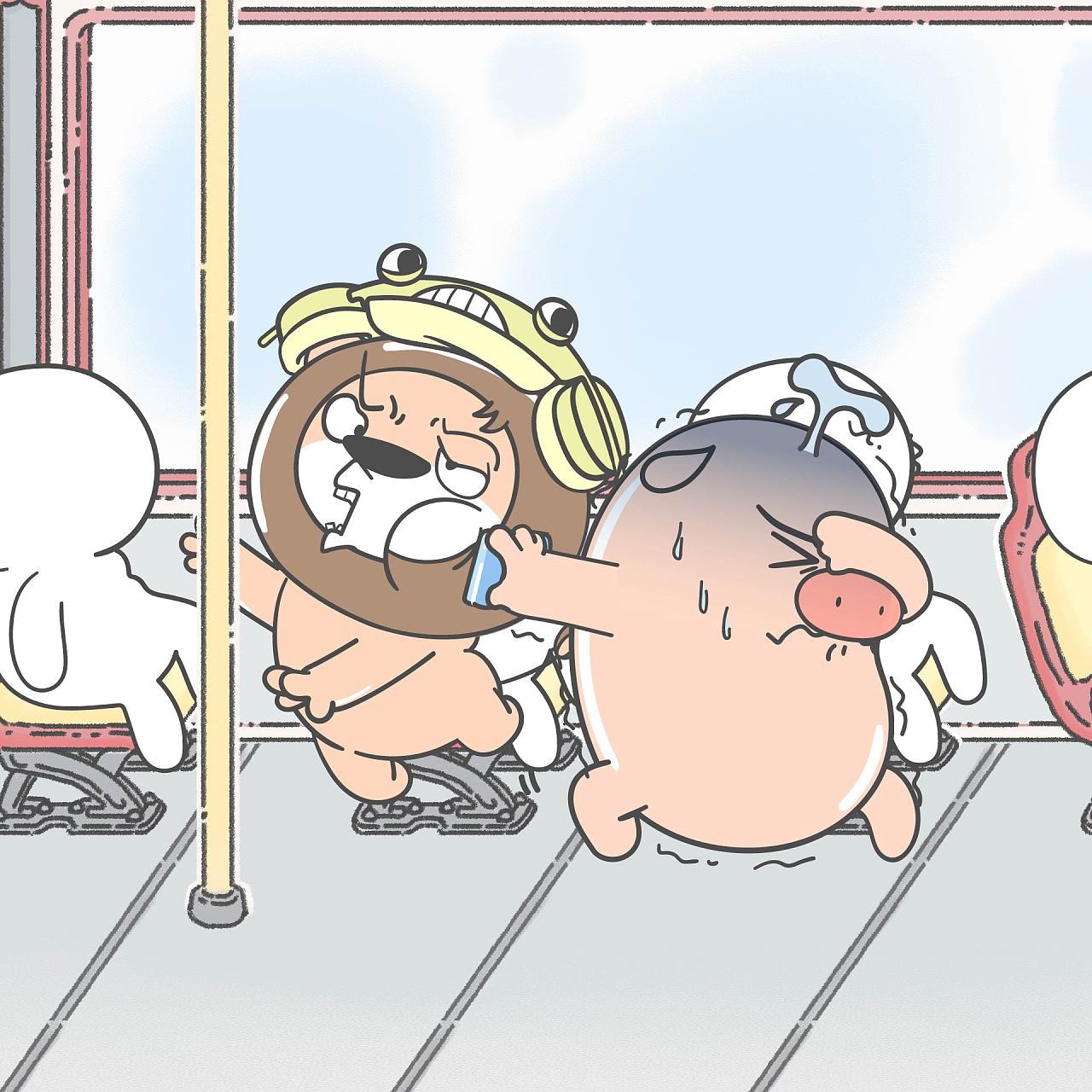 【小狮子赛几】猪王子看恐怖片|动漫|短篇/格漫|小狮子赛几 - 原创