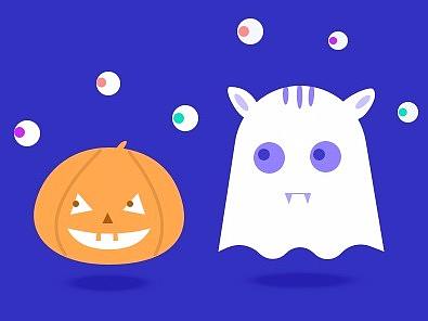 万圣节微信宣传图