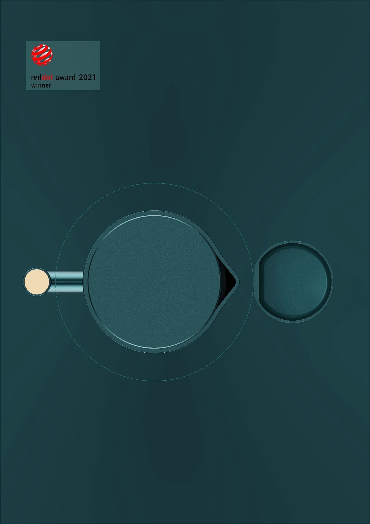 红点奖获奖作品盲人可用的热水壶水杯套装产品设计