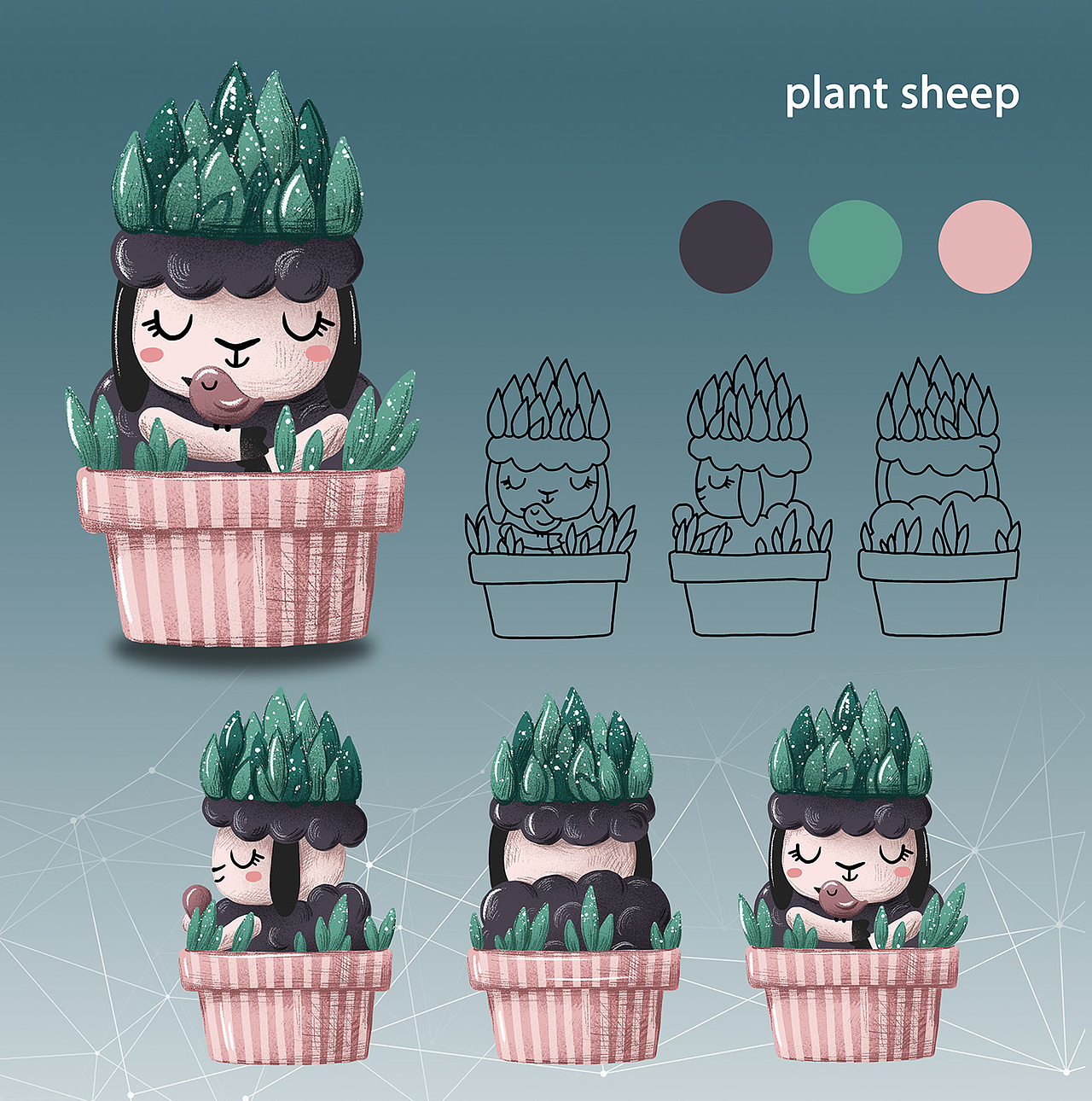 MAGIC WORLD OF SHEEP. TOY DESIGNS.