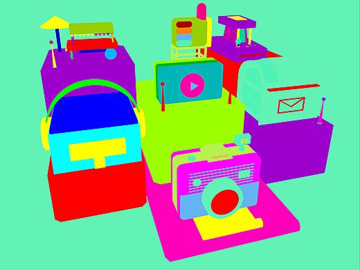 C4D案例第一波（個人主頁-ZMzAyMDY3MzI=） - 其他三維 - 站酷設計師言吾窮原創(chuàng)素材 - 站酷ZCOOL
