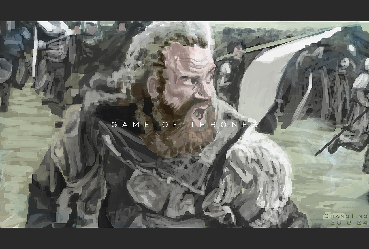 权游的场景色块练习