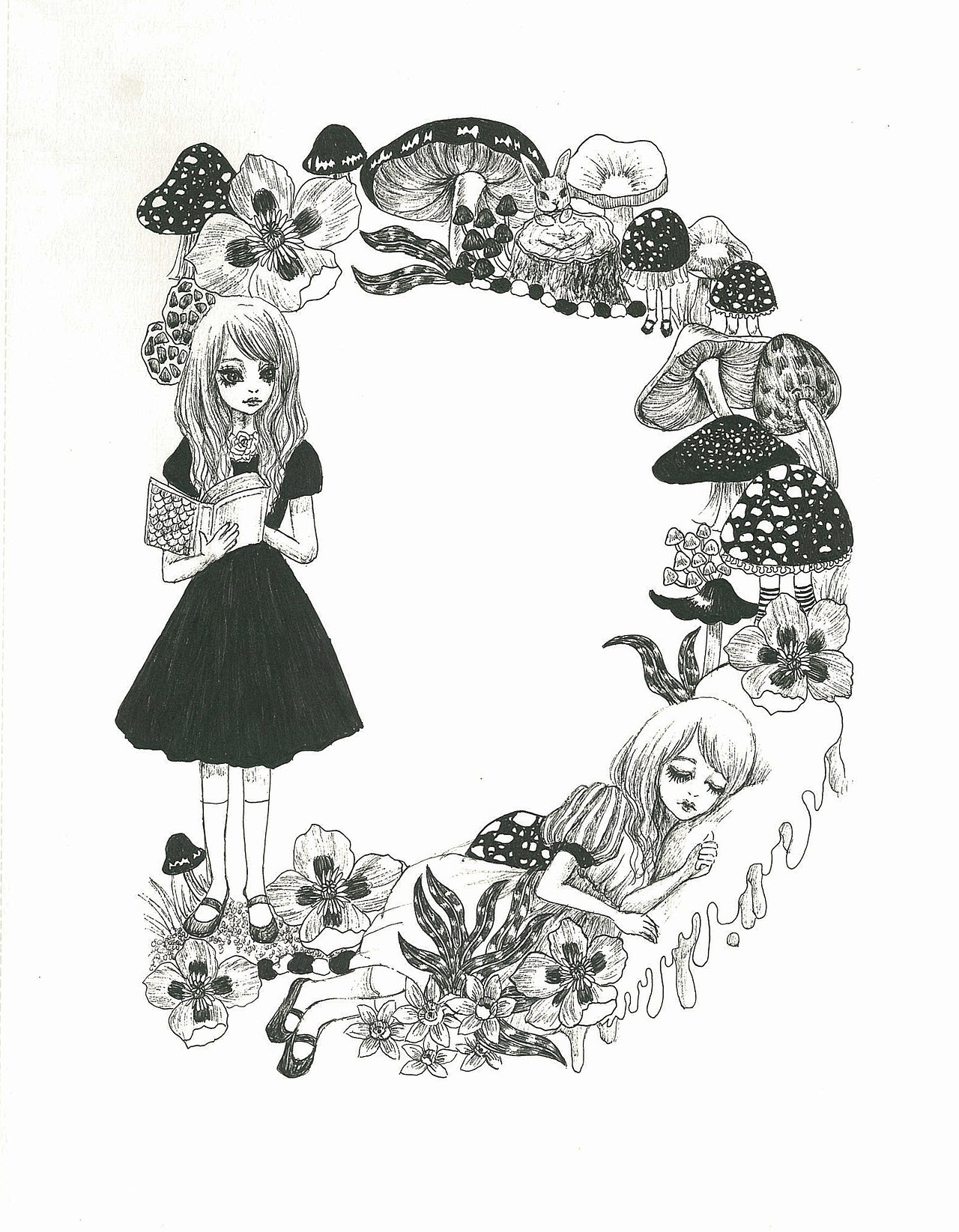 INTO THE WOODS（图ZMjkxMzUzNjA=） - 商业插画 - 站酷设计师ZUOJennyZUO原创素材 - 站酷ZCOOL