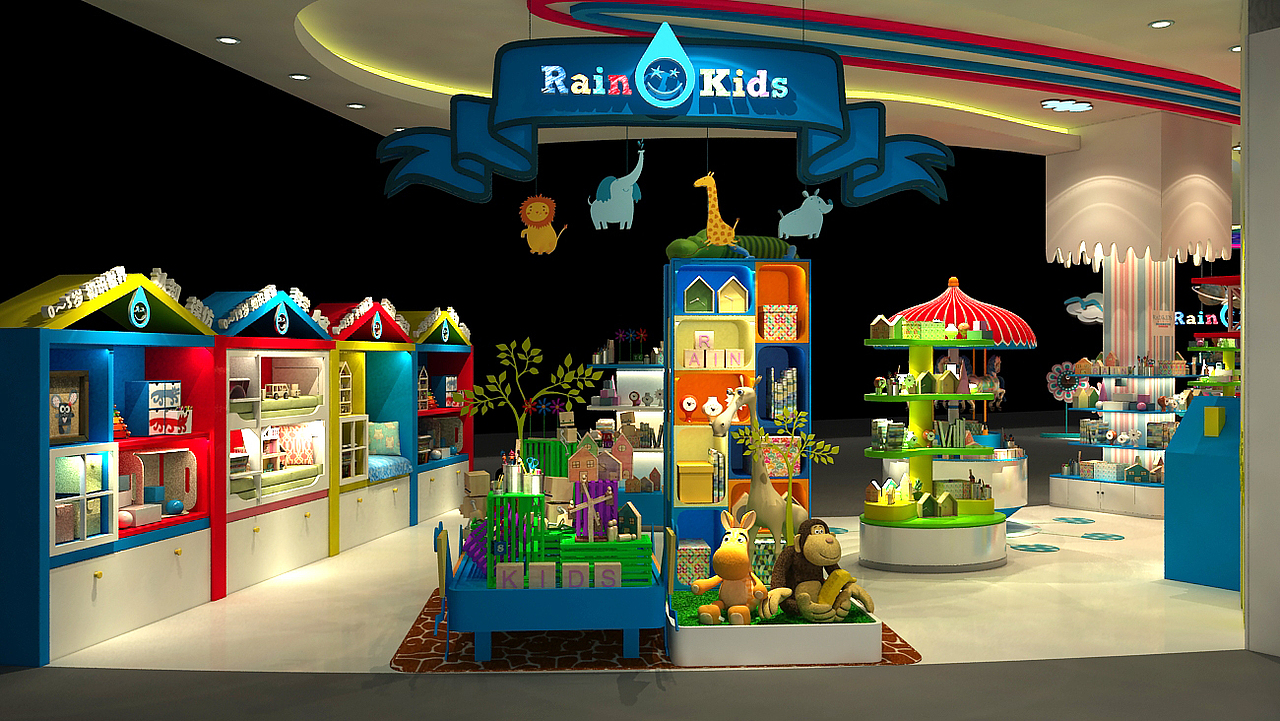 Rain 儿童零售空间设计 × PONGO DESIGN