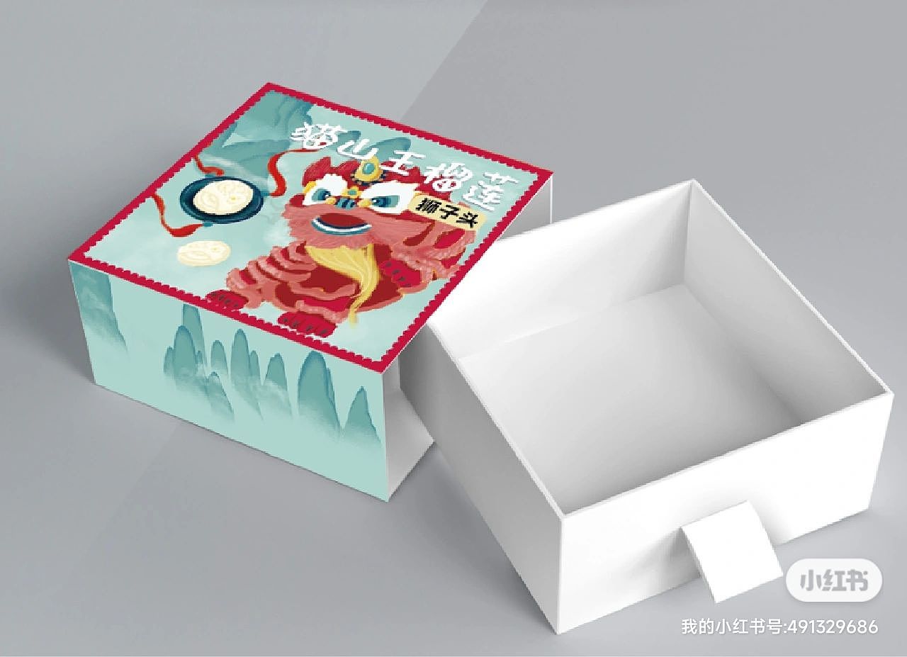 古舞獅撞色系（圖ZMzM0NjQ0MjY0） - 商業(yè)插畫(huà) - 站酷設(shè)計(jì)師畫(huà)師花七原創(chuàng)素材 - 站酷ZCOOL