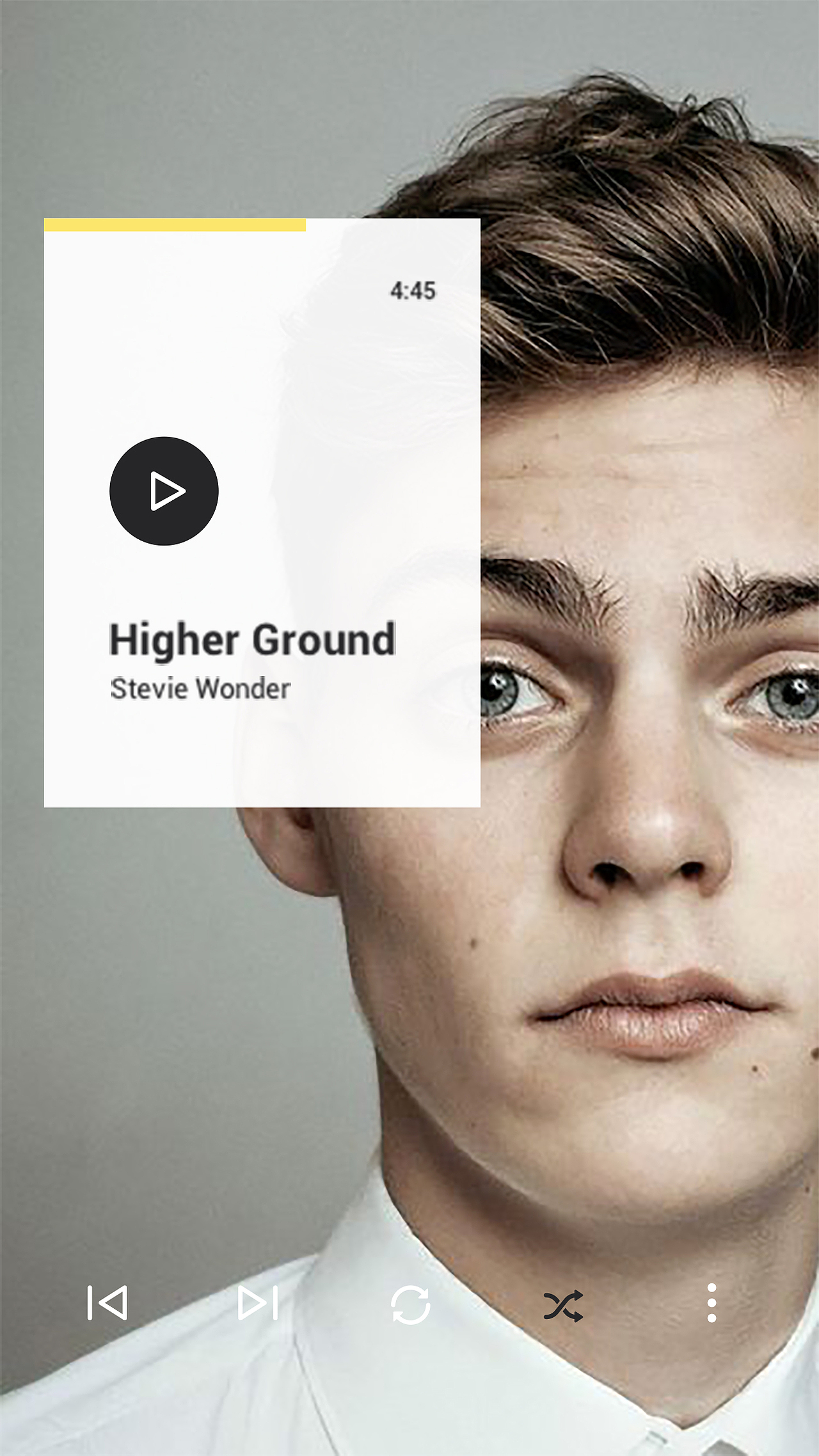 手机界面设计练习