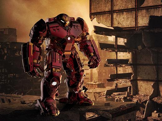 反浩克机甲渲染