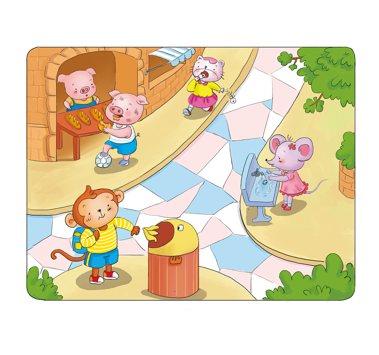 几年前的一些未商用的散图