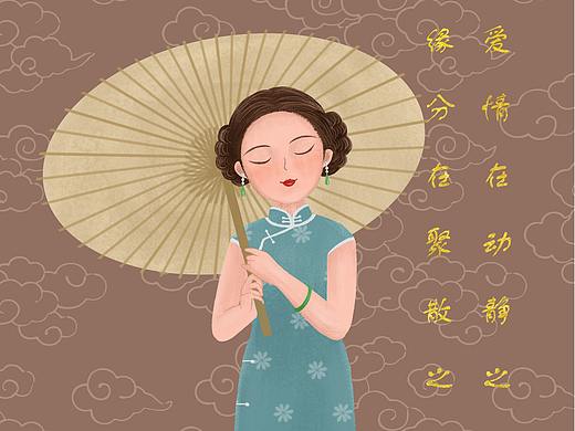 魏晋，唐，宋，明，清，民国仕女图