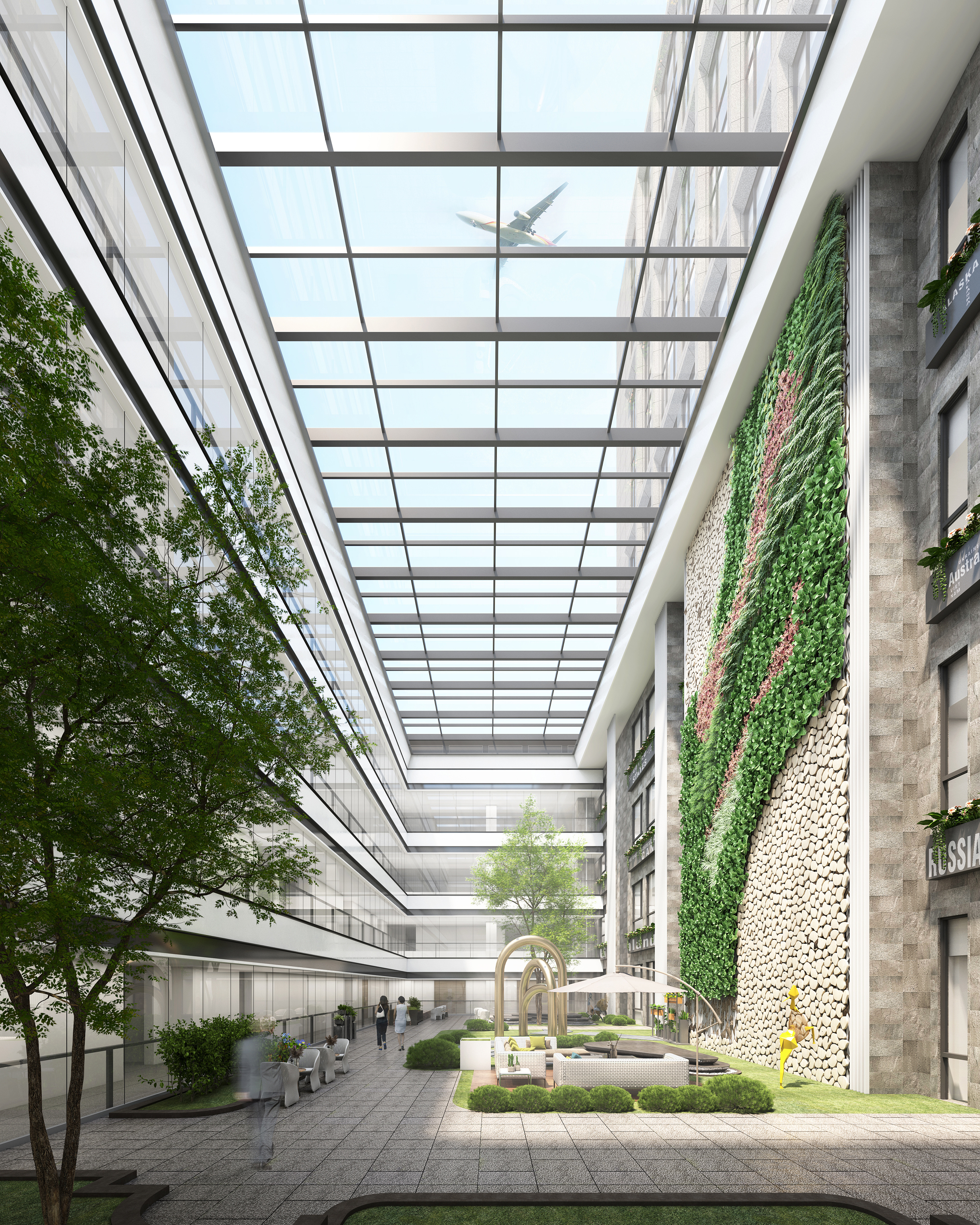 公共空间效果图表现合集