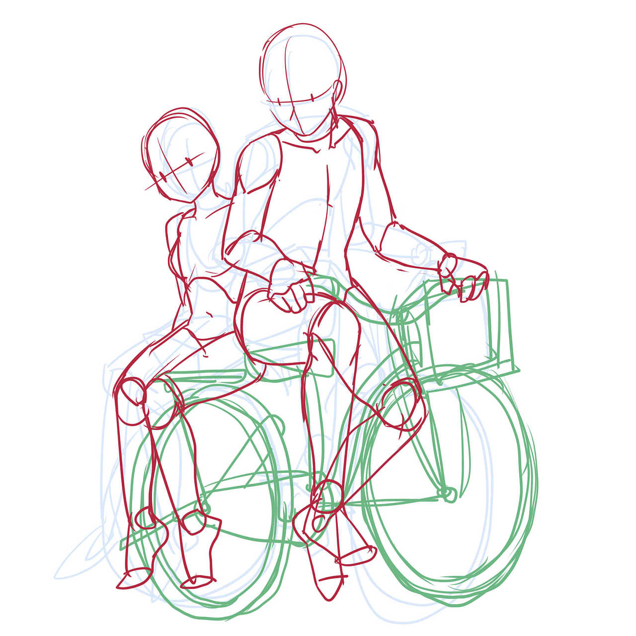 2019年1&2月部分速写