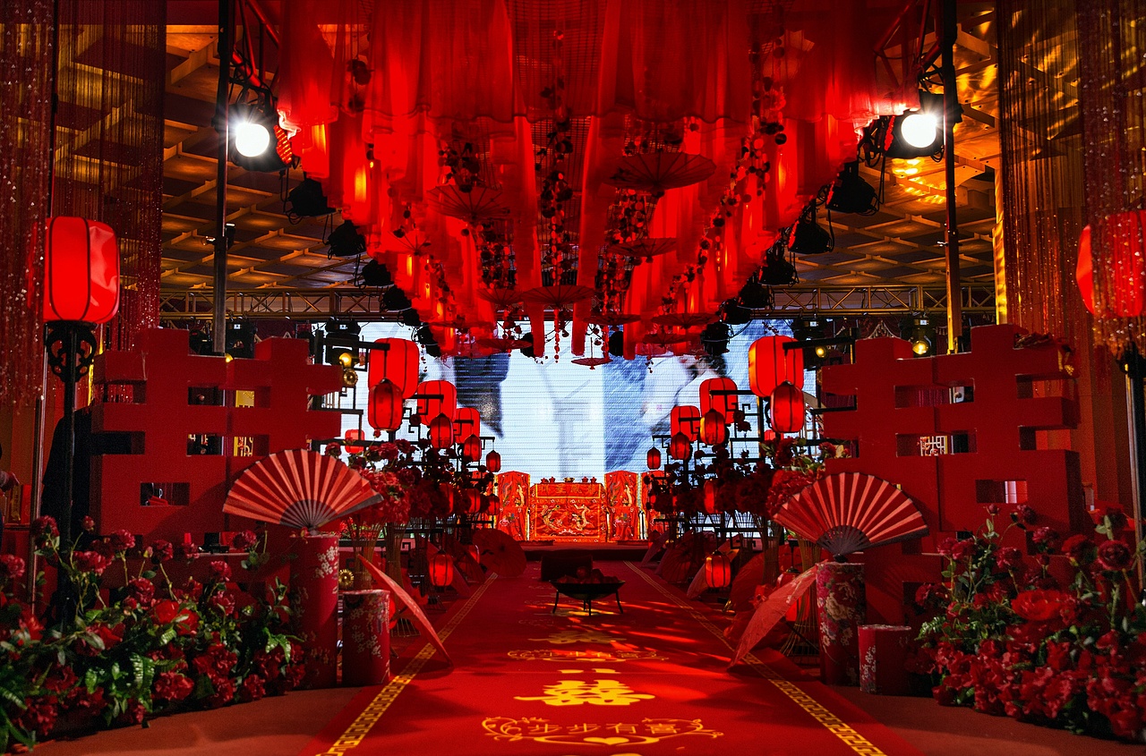 国潮中国风中国红