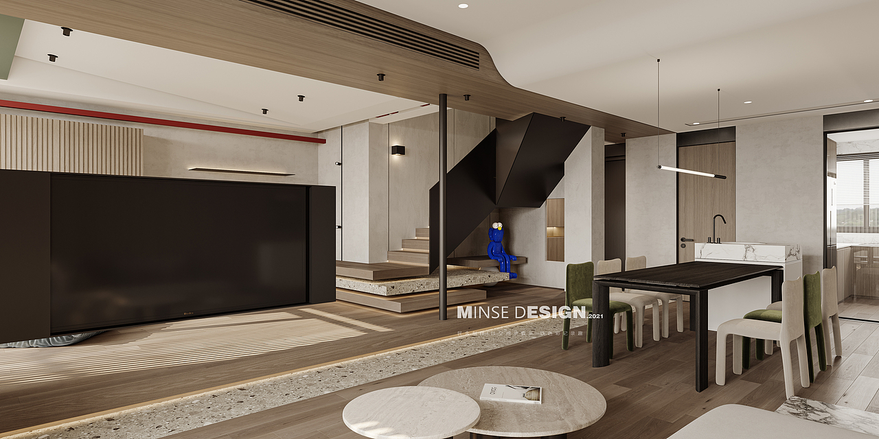 space 自宅 X 交织平衡（图ZMjU1MTI5NDYw） - 家装设计 - 站酷设计师民舍制作空间设计原创素材 - 站酷ZCOOL