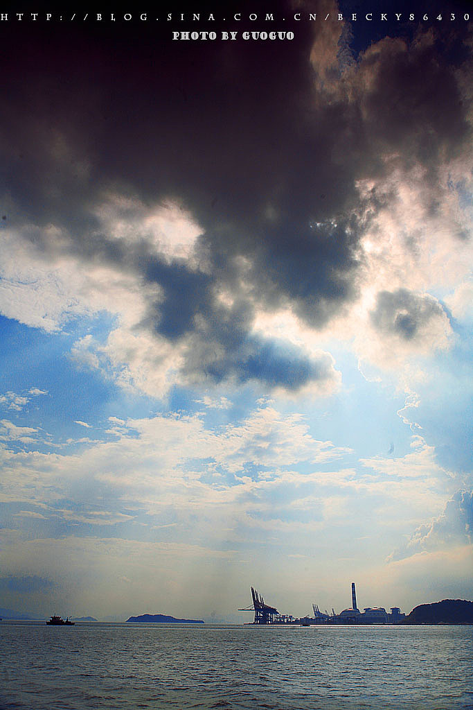 鼓浪屿的天空。