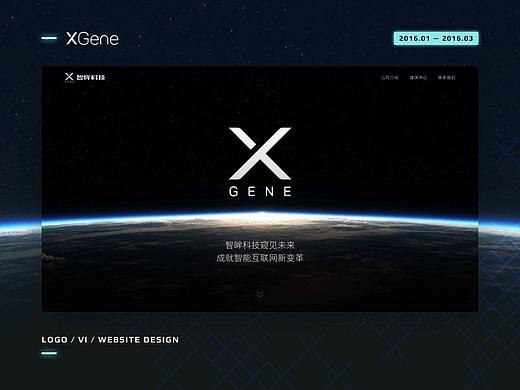 XGene 官网品牌设计
