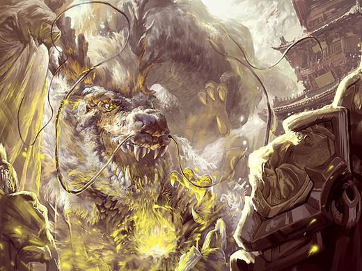 龙骑士（个人主页-ZNjc2MzU3MzI=） - 游戏原画 - 站酷设计师kk插画原创素材 - 站酷ZCOOL