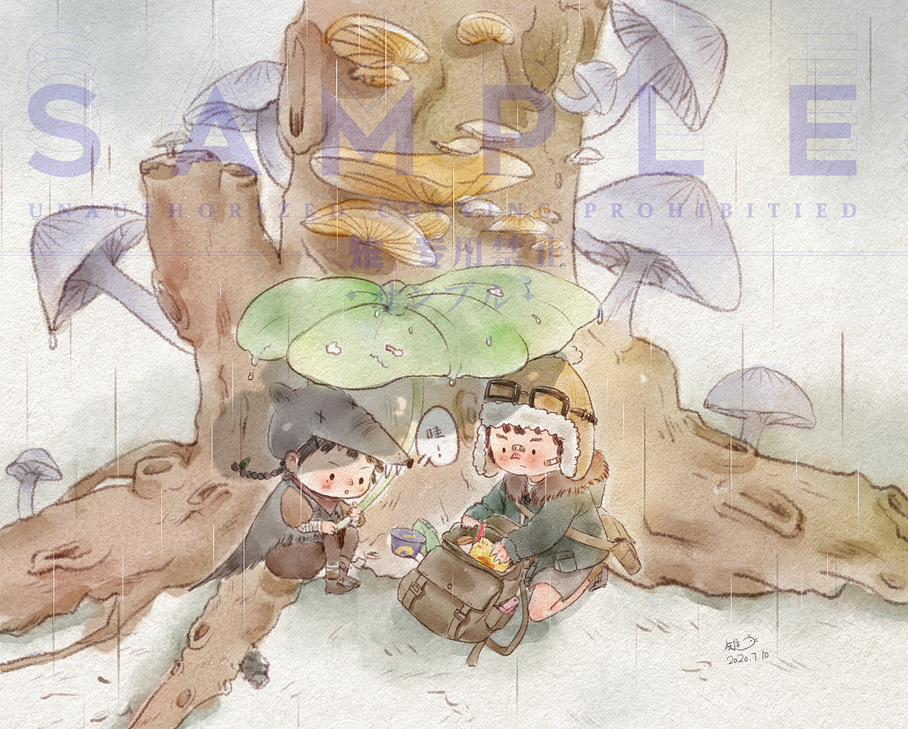 我有好多零食～（图ZMjI2NDM5NjI4） - 儿童插画 - 站酷设计师雉呀雉原创素材 - 站酷ZCOOL