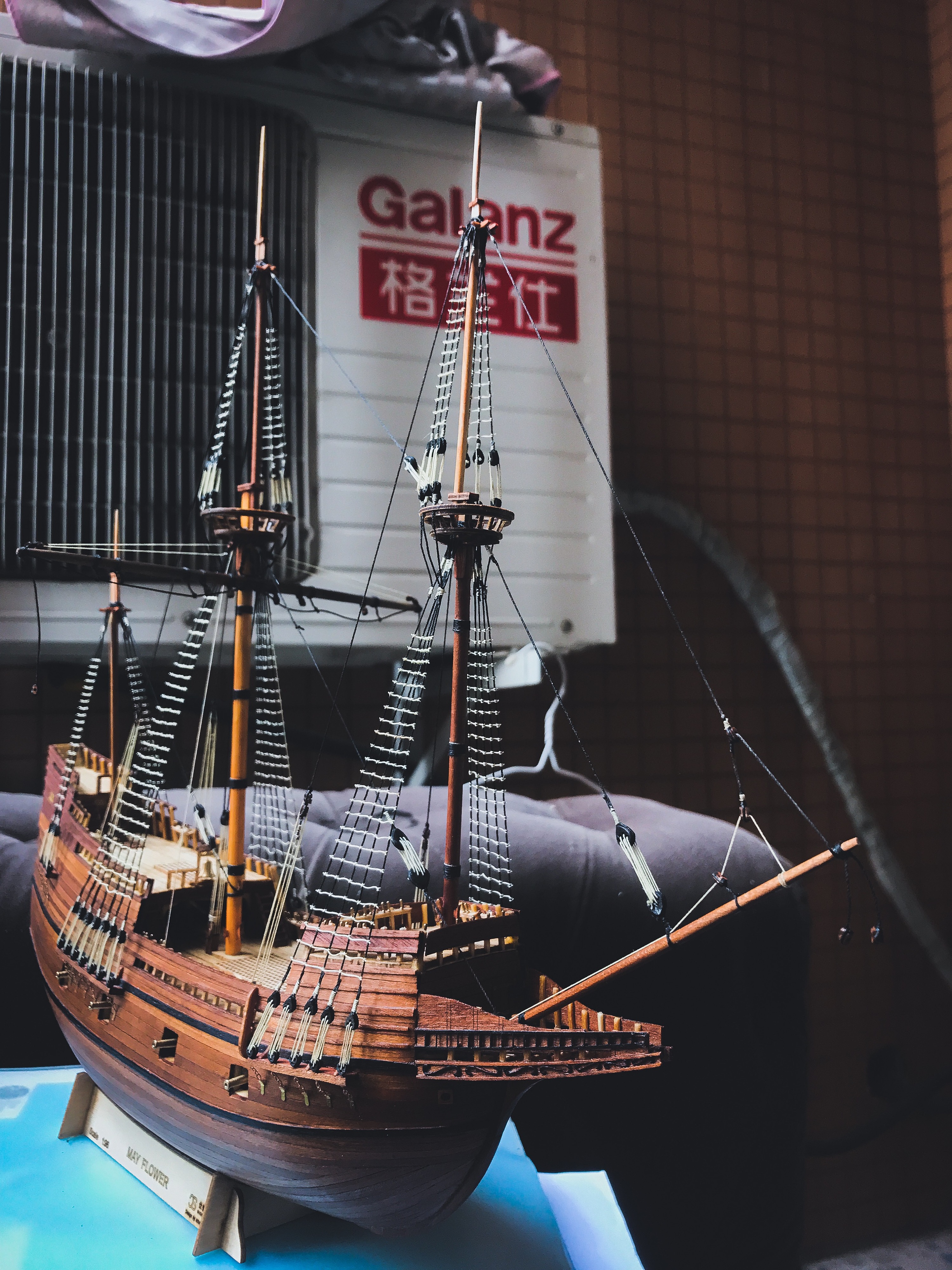 1:96五月花号木制模型