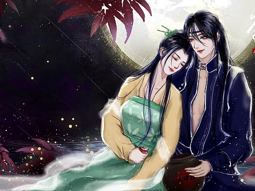 水墨风原创 猫妖的诱惑男女装凌昱