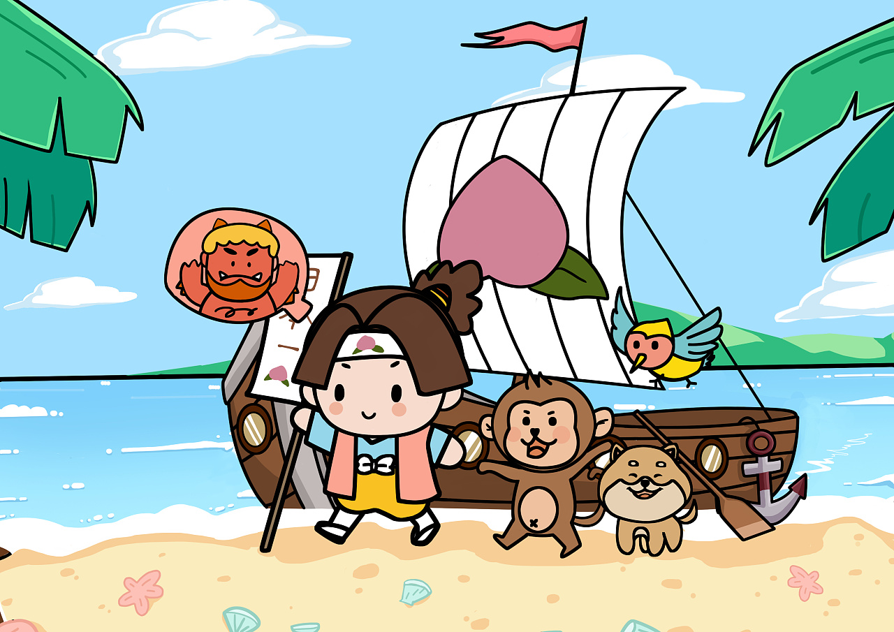 momotaro桃太郎卫生用品系列包装设计