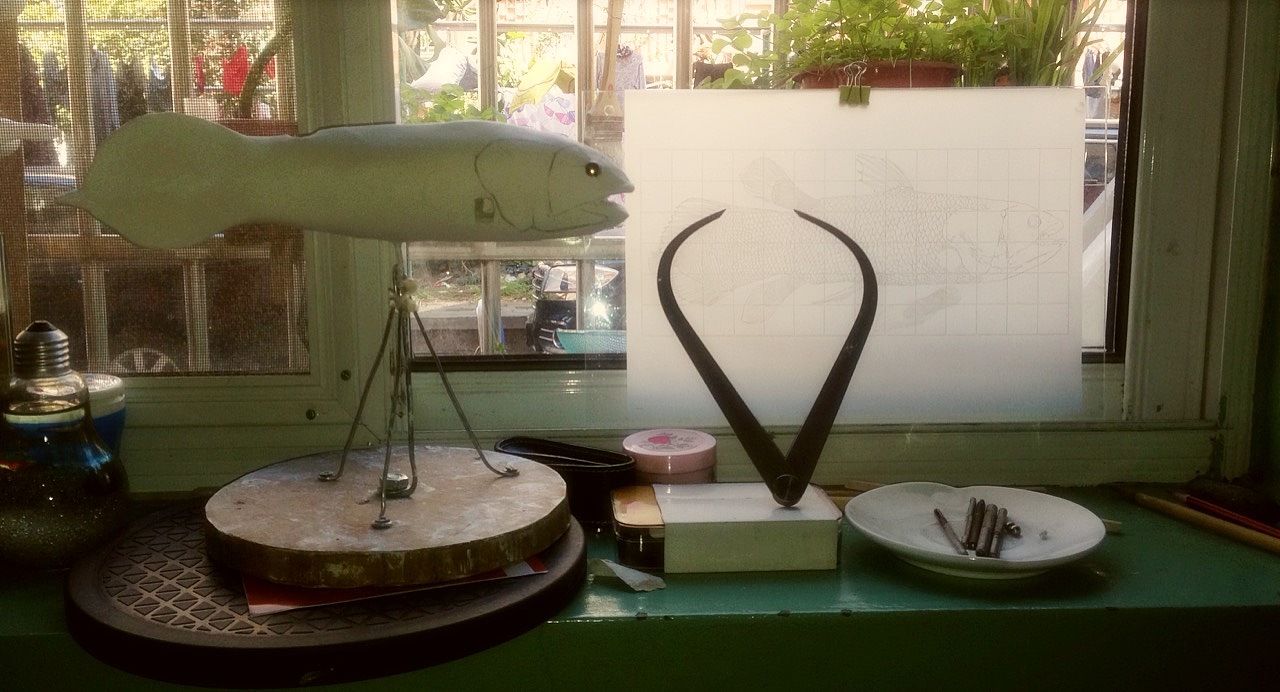 [柳叶刀工作室]腔棘鱼雕塑过程（图ZNzg2OTUxMTY=） - 手办/模玩 - 站酷设计师柳叶刀六爷原创素材 - 站酷ZCOOL