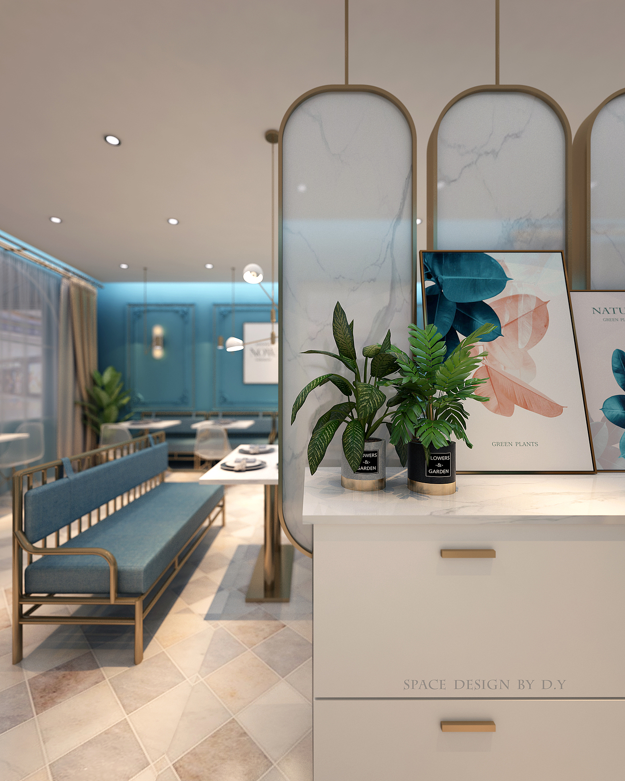 轻奢简欧西餐厅