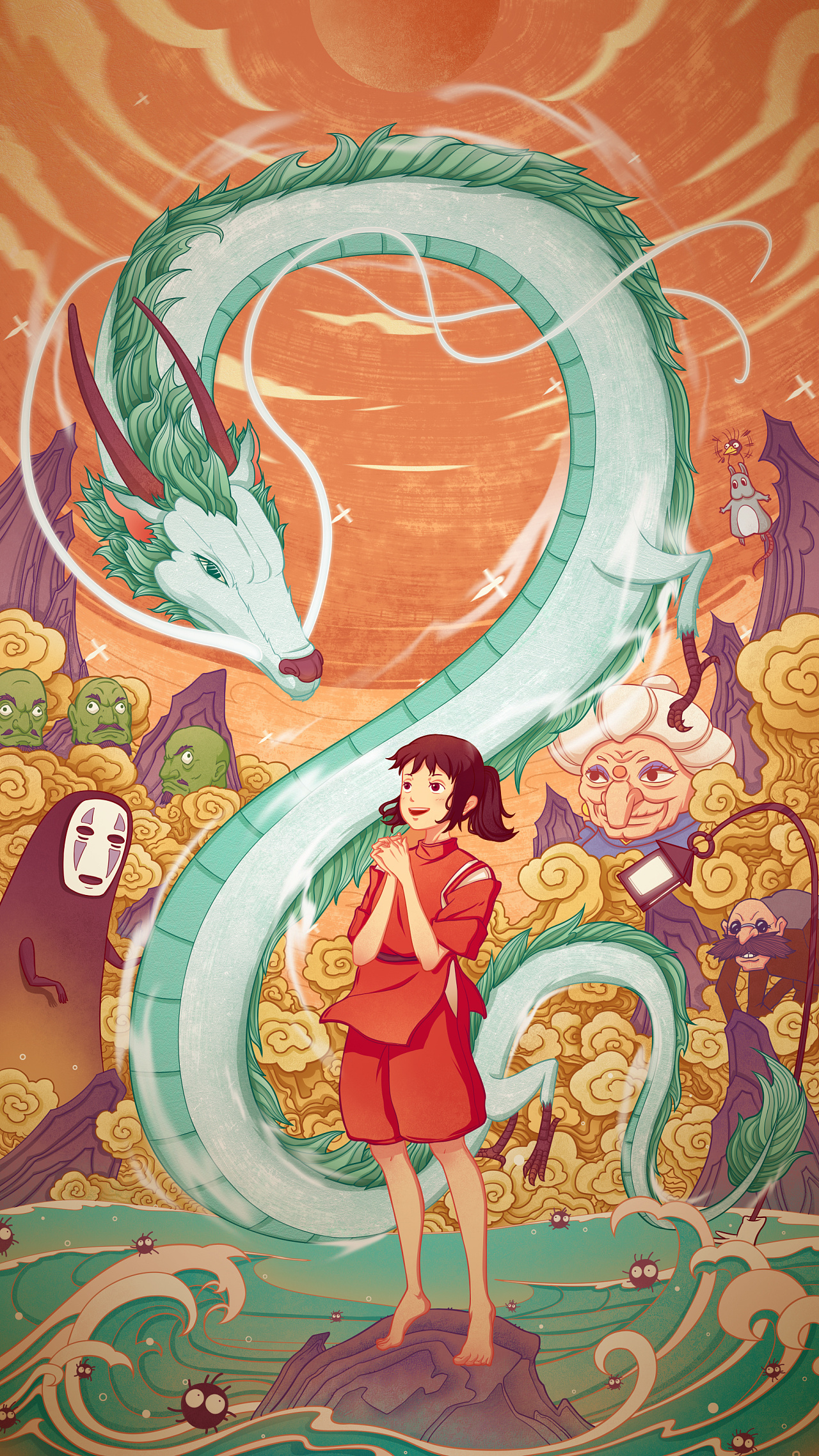 千与千寻同人作品|插画|商业插画|画画的jerry - 原创作品 - 站酷