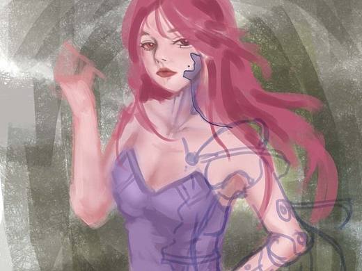 我真没专业学过厚涂