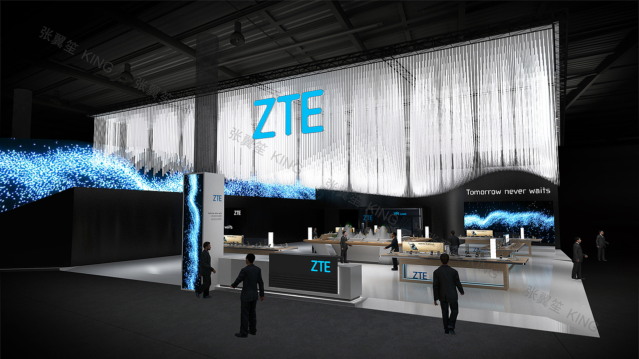 中兴展台设计02