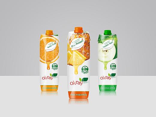 西班牙果汁Okray包装设计