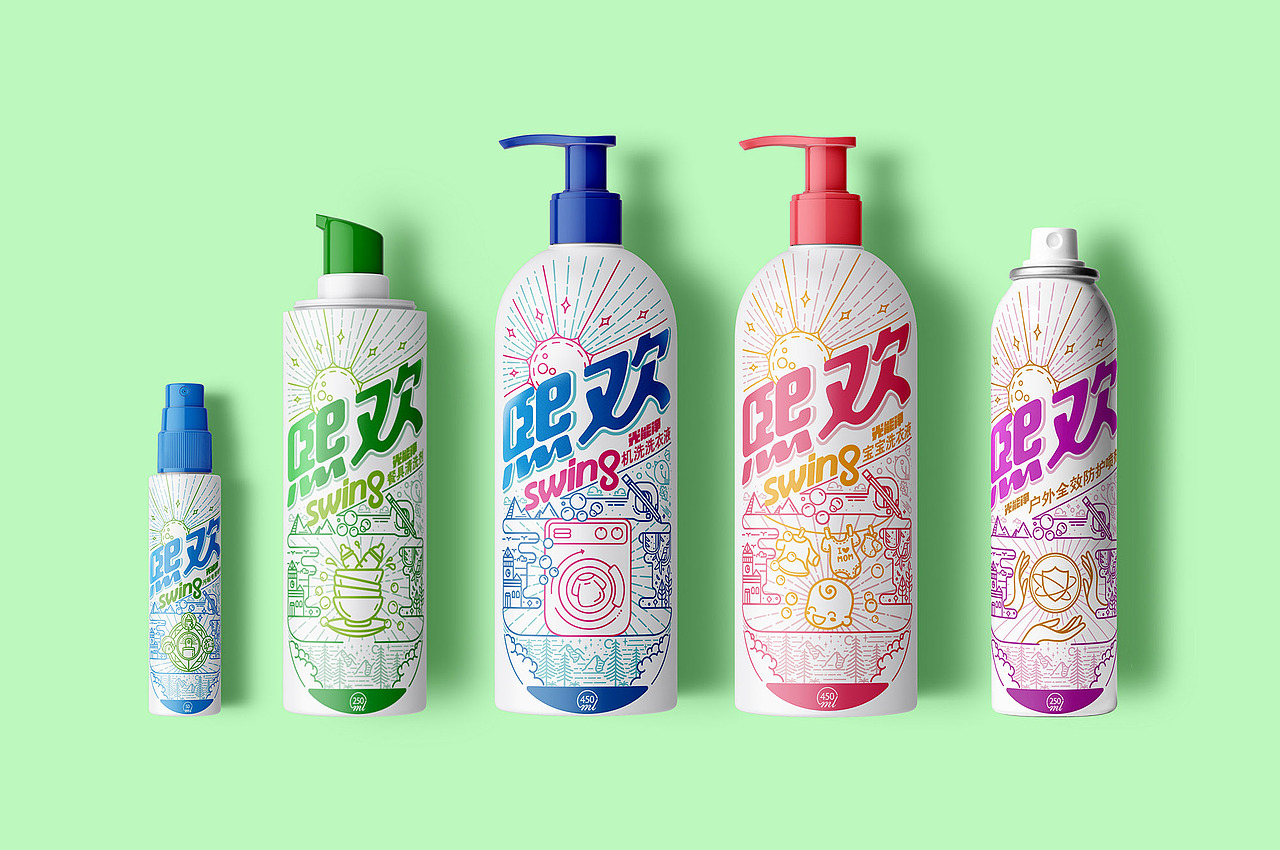 熙欢：天赐宠爱，向阳而净（图ZMTU5NDUzMTIw） - 包装 - 站酷设计师With_town为之堂原创素材 - 站酷ZCOOL