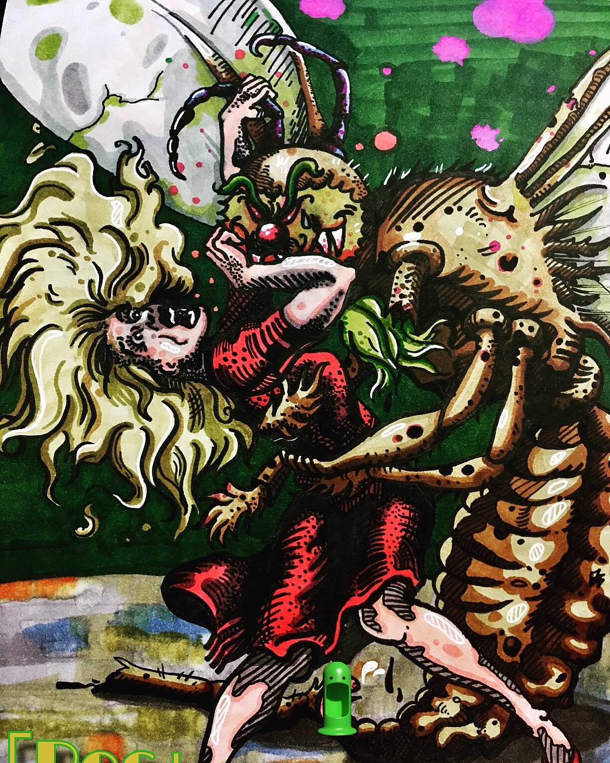 作品的小合集 插画 油画电脑马克笔丙烯什么都有哈哈（图ZMTc3MjcxMTg0） - 绘本 - 站酷设计师烧脑罗克原创素材 - 站酷ZCOOL