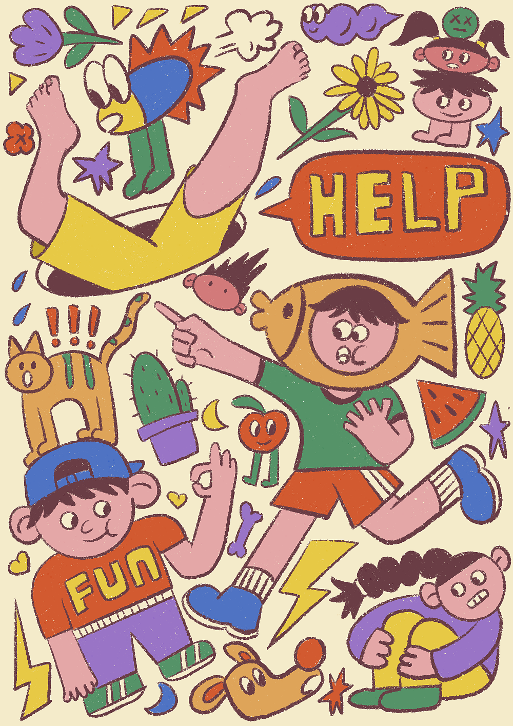 复古创想|插画|新锐潮流插画|巴了个那那 - 原创作品 - 站酷 (zcool)