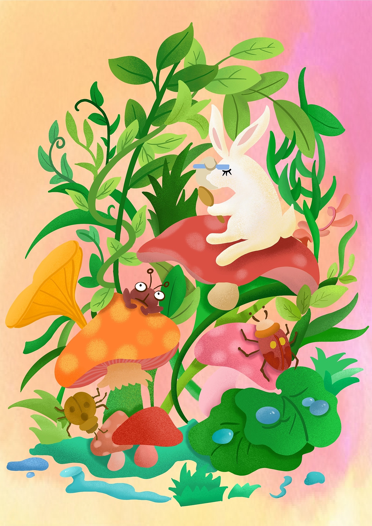 立春（图ZMTUzODI4Mzc2） - 商业插画 - 站酷设计师小白设计工作室原创素材 - 站酷ZCOOL
