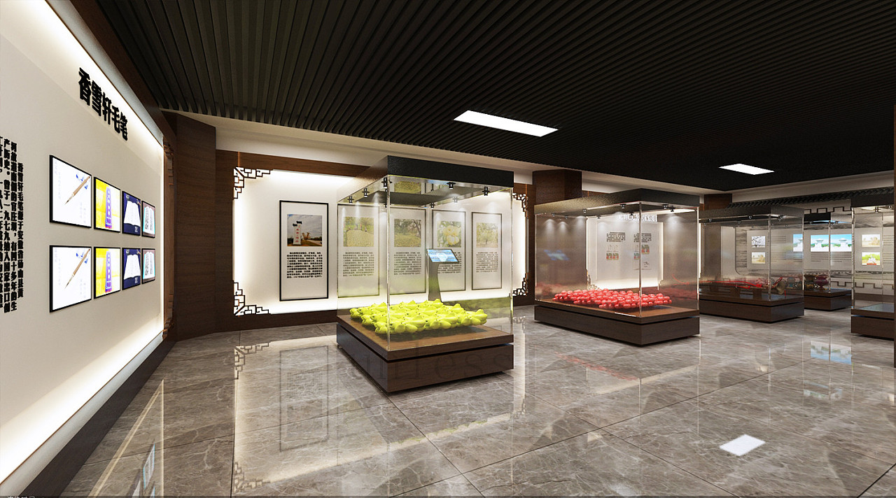 中式古风地方当地文化展厅